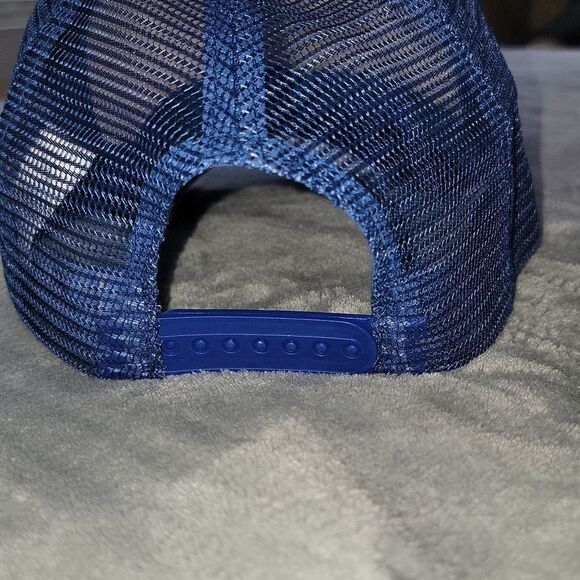 'Merica Abe Lincoln Mesh Adjustable Snapback Trucker Hat ☆ Red & Blue NWOT - Picture 3 of 5